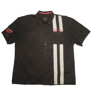 Polaris Off Road ATV Race Racing Pit Crew Garage Mechanic Work Shirt Mens 3XL